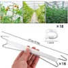Tomato Hooks, Pack of 18 Tomato Hooks with String, Tomato