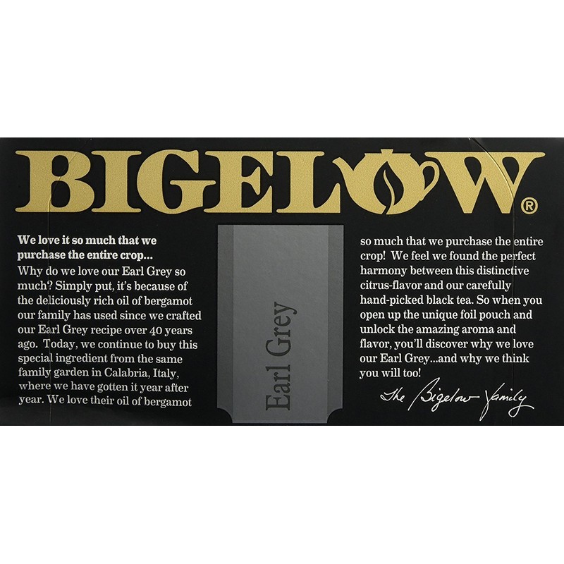 Earl Grey Tea Bigelow Teas 20 Bag