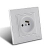 Flush Wall Socket, Standard Socket, Internal Wall Socket, 250V AC