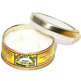 India Temple Single Scented Two-Wick Candle (55 Gram)