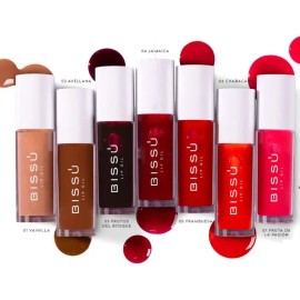 Lip Oil Bissú Brillo Labial Hidratante Vegano Varios Tonos                                                                                            