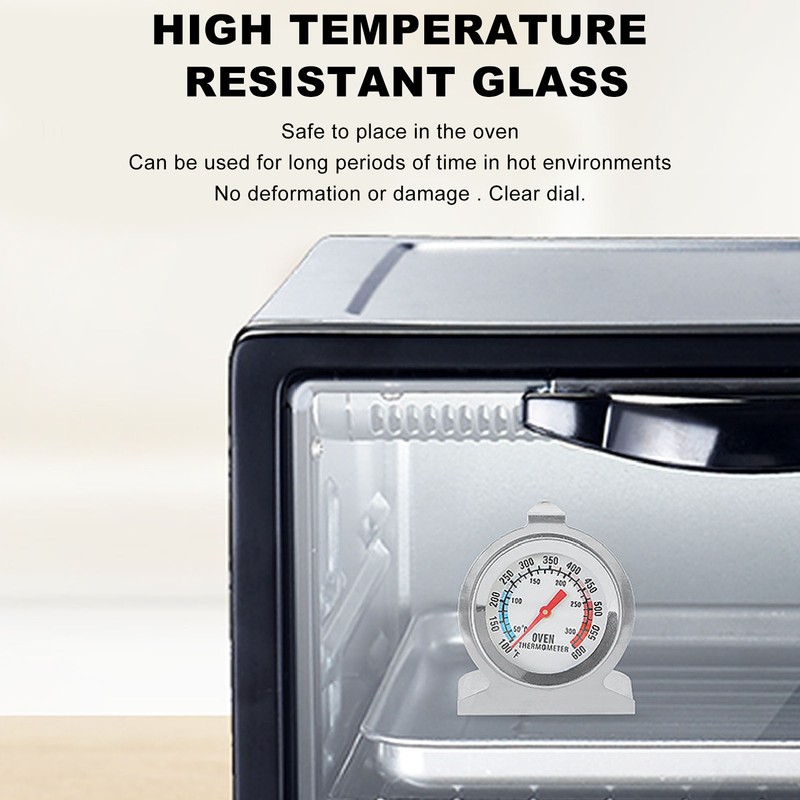 Oven Thermometer High Accuracy Heat Resistant Stainless Steel Thermometer for