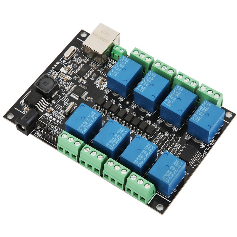 PLC Control Module Network Relay RJ45 8-Channel Industrial Accessory NC-1000