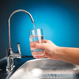 Naturewater 6.35 mm (1/4 Inch) Tap Design II D-13, Tap Fitting for Reverse Osmosis and Water Filter Systems, Kitchen Tap 360° Swivelling