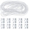Blinds Roller Cord, Bead Chain for Roman Vertical Blinds, White