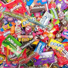 Ultimate Name Brand Candy Variety Pack - 5 lb Bulk Candy Individually Wrapped - No filler Candies - Perfect for Party Candies Stuffers or Party Favor Candys for Kids Goodie Bags - Party Favors for Kids