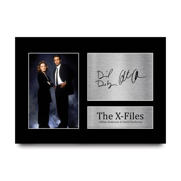 HWC Trading The X-Files Gift Signed A4 Printed Autograph Gillian