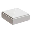 Decorex Hardware 2" x 2" Aluminum Pyramid Post Cap for