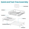 TOOLF Expandable Dish Rack, Dish Drying Rack for Kitchen Counter,