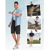 Moosehill Mens-Hiking-Shorts Cargo Lightweight Water Resistant Quick Dry Big &