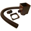 Aliaxis (Marley) A-RD25RB BLACK Rain Water diverter to fit 68mm Round or 65mm Square downpipes