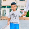 Inkopious Tyrannosaurus Rex Dinosaur Toddler T-Shirt 2T Grey