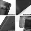 50 Reusable Smell Proof Bags - Black Mylar Grip Seal