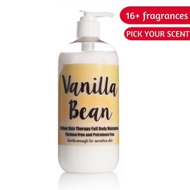 BODY LOTIONS (16+ Fragrances) Handcrafted Full Body Moisturizer by The Lotion Company 16 oz pump bottle: moisturizing cream Gentle; Sensitive Skin; Vanilla:_Vanilla Bean