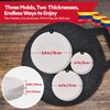 Budare for Arepas 12" + Molde para Arepas (5.9", 4.3",