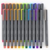 ARTEZA Felt Tip Pens, Set of 24 Basic Brush Tip