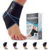 KINETIC EVOLUTION Adjustable Foot Brace - Elastic Ankle Brace for