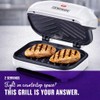 Dominion 2-Serving Classic Plate Electric Indoor Grill and Panini Press,