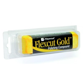 Flexcut Wood Carving Tools | Flexcut Gold Polishing Compound for Knife Blades | Buffing Compound for Knife Polishing| 6oz Bar | PW11 | Made in The U.S.A.