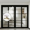 2pcs 3/4" Sliding Door Wheels Replacement Kit, Pocket Door Rollers
