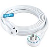 Maximm 360° Rotating Flat Plug Extension Cord 10 feet Under