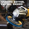 PRETEC Flap Discs 4 1/2 for Angle Grinder, 12 Pcs