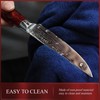 YFWOOD Steak Knives Set of 4, 4.8 Inch Non Serrated