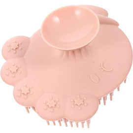 Champú de Silicona para de Bebé Cepillo de Baño Suave para El Cuero Cabelludo Y El Cabello para Recién Nacidos