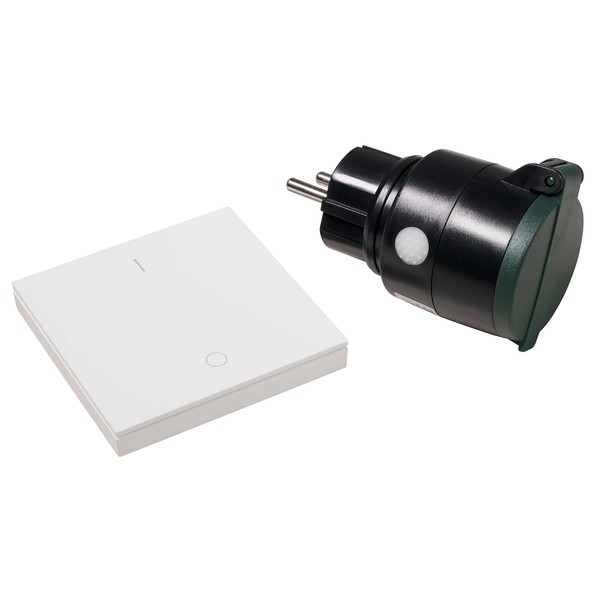 MC POWER - Wireless Wall Switch + Wireless Socket Outdoor