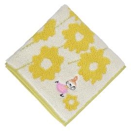 Moomin Unisex Handkerchief Towel, Hand Towel, 28506501, Towel Handkerchief, Unisex, Little My 28506501C, White [C] Approx. Width 9.8 x Height 9.8 inches (25 cm) x Height 9.8 inches (25 cm), White [C]