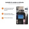 Car Backseat Organizer with Clear Tablet Holder – Kick Mat