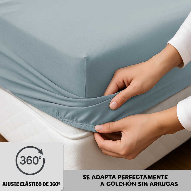 Microfibre Fitted Sheet 140 x 190/200 cm Mattresses up to