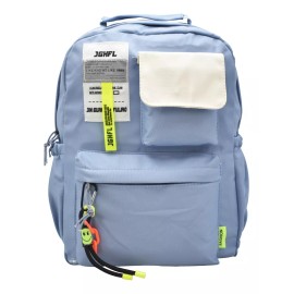 Lluvia Mochila Gin Juan Hur Fuliro Lisa Azul Pastel Primaria Ll23bjy009 Lluvia Diseño De La Tela Liso