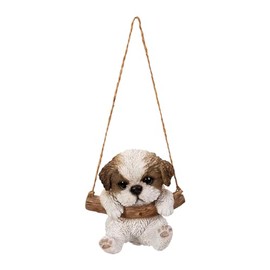 Ubia Shih Tzu Hanging Ornament Doll Figurine 6.1 x 4.9 x 4.1 inches (15.5 x 12.5 x 10.5 cm) Animal H16669