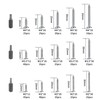 Set of 400 Self-Tapping Screws Assortment Set, Tapping Screws with