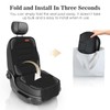 Siivton Car Seat Protector for Child Seat Cushion for Leather