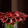 JOJOWOO Real Touch Calla Lily Artificial Flowers in Vase, Faux