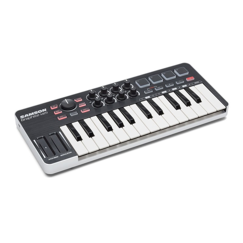 Samson Graphite M25 Mini USB MIDI Controller