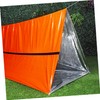 KOMBIUDA 1set Emergency Sleeping Thermal Survival Sleeping Bag and Tent