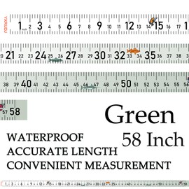 Fishing Ruler for Boat 58" Self-Adhesive Fish Measuring Decals (3 Pack) Waterproof Self Adhesive Measuring Ruler Tape (Green)