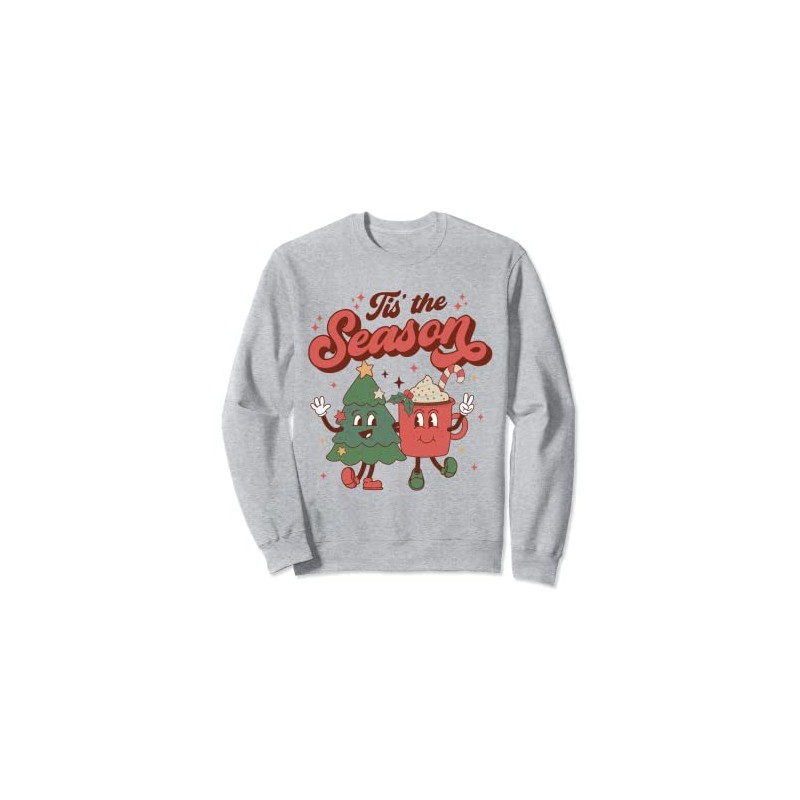 Tis The Season Retro Christmas 70s 80s Vintage Groovy Cute