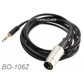 CablesOnline 6ft 3.5mm "step-down" Male to Din-5 Male Audio Cable for Bang & Olufsen Systems