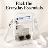 Clear Stadium Approved Crossbody Bag – Transparent PVC Shoulder Purse