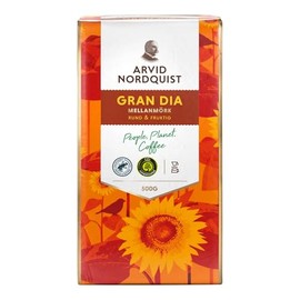 Arvid Nordquist Ground Coffee, 17.6oz (Pack of 3, Gran Dia (Medium Roast))