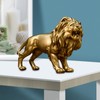 Baoblaze Modern Lion Figurine Resin Statue Home Decor Tabletop for