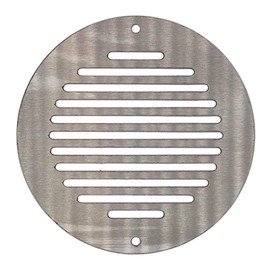 Kair 150mm Round Ventilation Grille Stainless Steel - SYS-150 - STSJSVR03