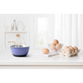 Fox Run Stainless Steel Mixing Bowl, Purple, 10.75 Quart