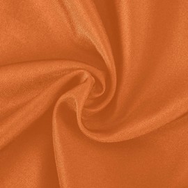 xigua Plain Orange Solid Color Round Table Cloth, Heat Resistant Table Cover with Umbrella Hole and Zipper for Outdoor Camping Picnic Party BBQ 60 Inch