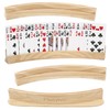 plusvivo Set of 4 Curved Playing Cards Holders for Seniors