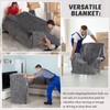 Oudain 24 Pieces Moving Blankets Bulk 39 x 71 Inch